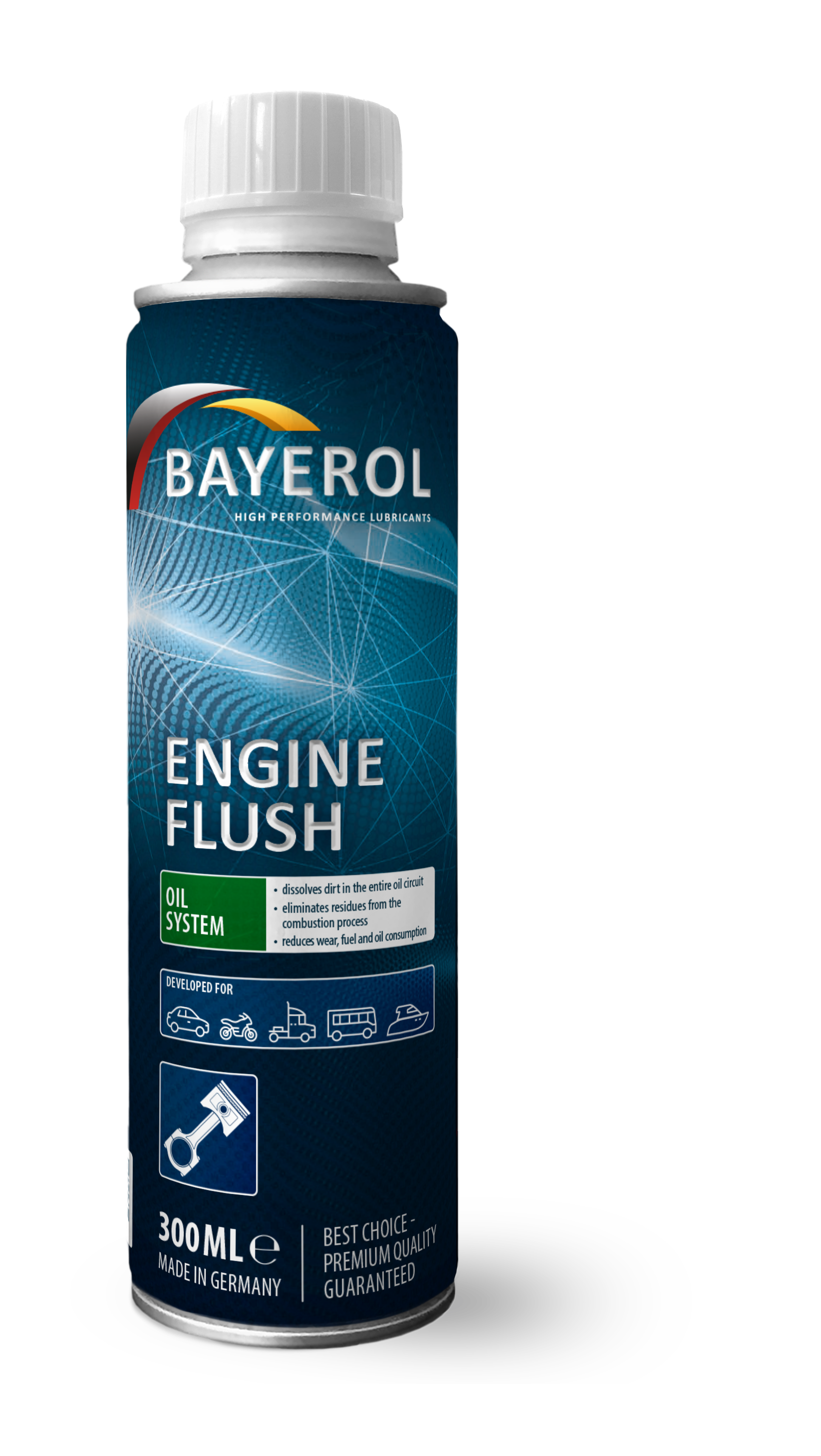 2x 300ml BAYEROL ENGINE FLUSH - Motorspülung - Hergestellt in Deutschland