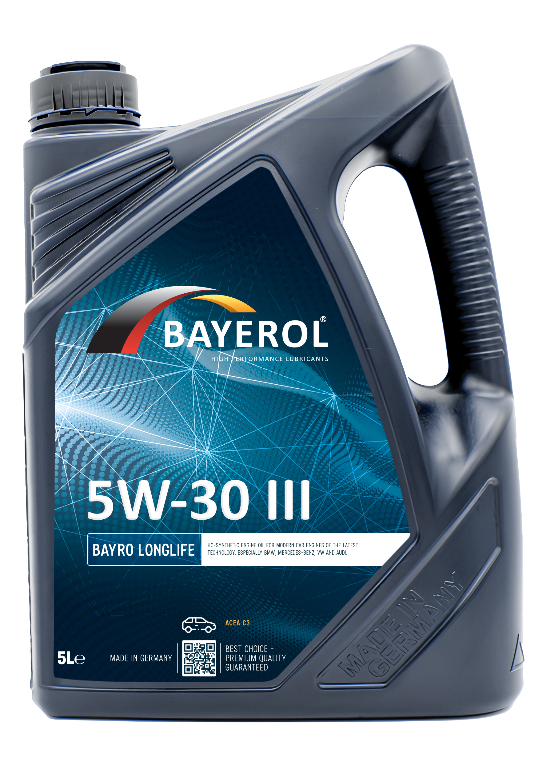 BAYROL LONGLIFE 5W-30 III, 5L, Hergestellt in Deutschland