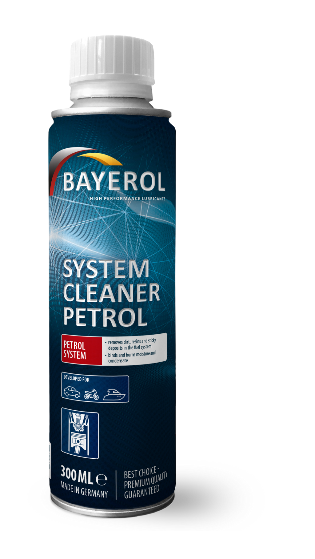 2x 300ml BAYEROL PETROL SYSTEM CLEANER - Hergestellt in Deutschland